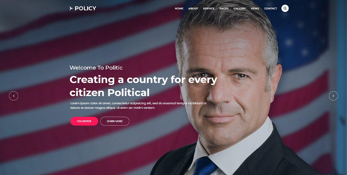 Realizacja strony internetowej dla lidera politycznego