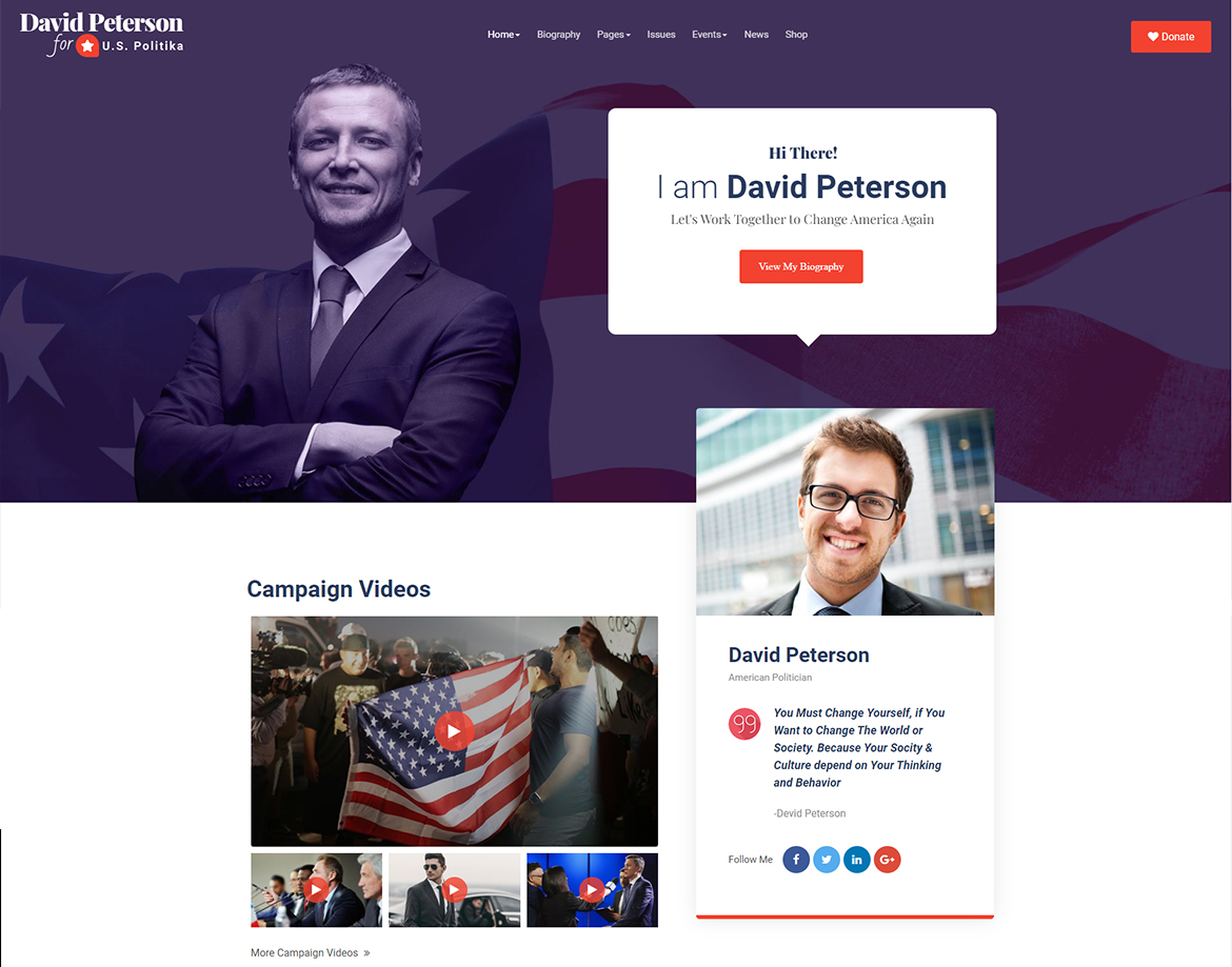 Tworzenie stron internetowych dla partii politycznych – przykładowa realizacja