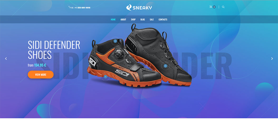 Sklep internetowy e-commerce: zaawansowane buty rowerowe marki Sidi – realizacja strony sprzedażowej przez iFish.
