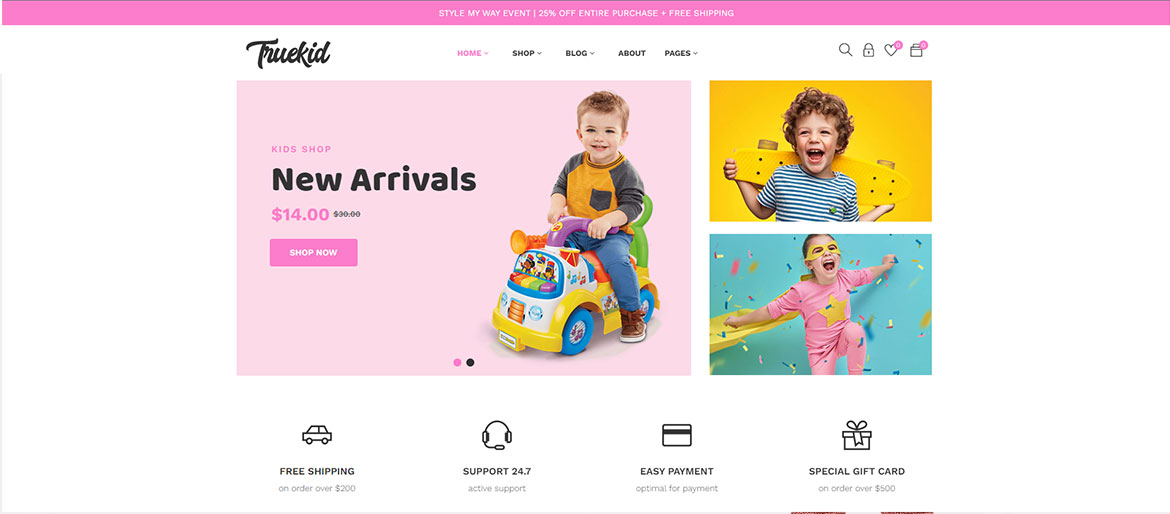 Projektowanie serwisów e-commerce: witryna z ciepłą odzieżą dla niemowląt, czapkami zimowymi i rękawiczkami