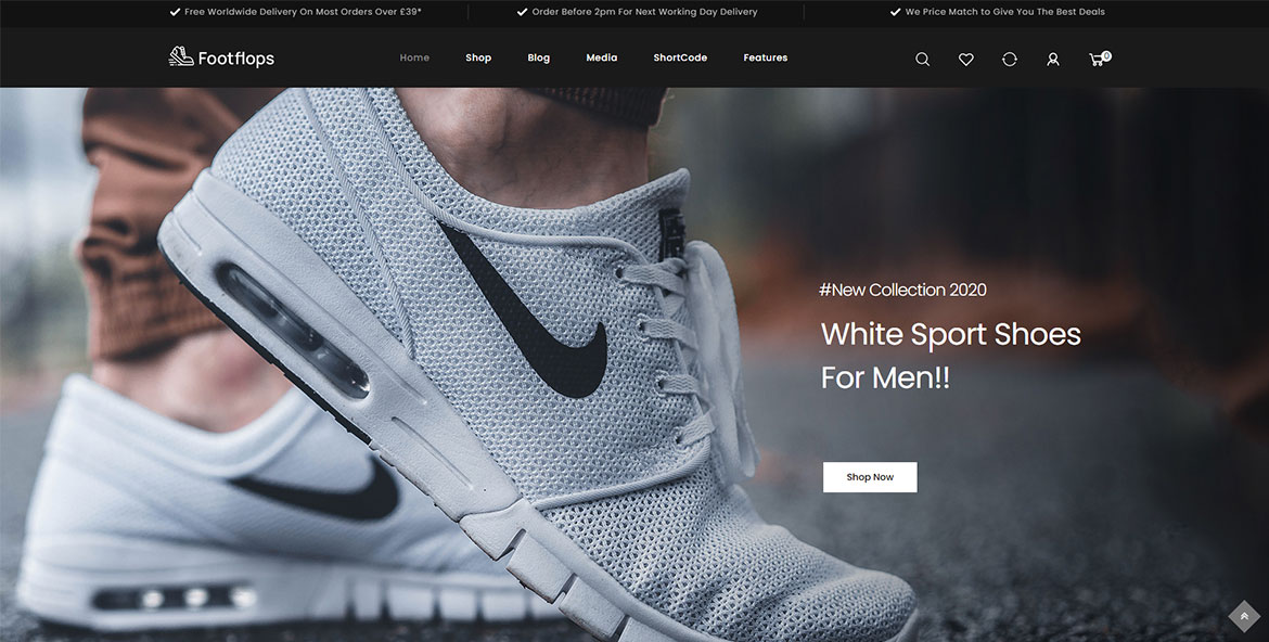 Sklep internetowy z butami sportowymi dla mężczyzn: przejrzysty interfejs i szeroki wybór sneakersów – nowoczesny projekt od iFish.