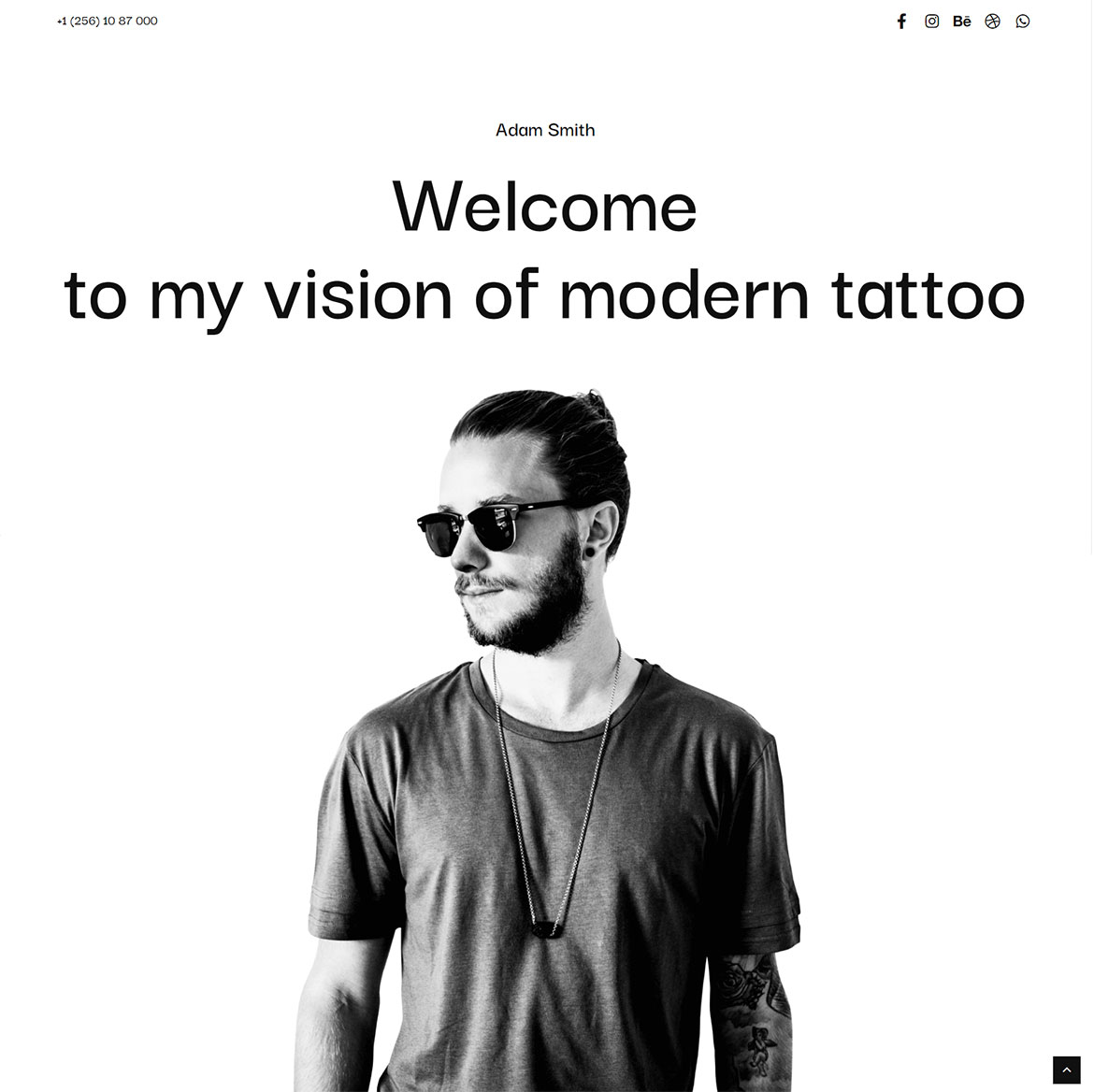 Strony www dla studiów tatuażu Adama-Smitha