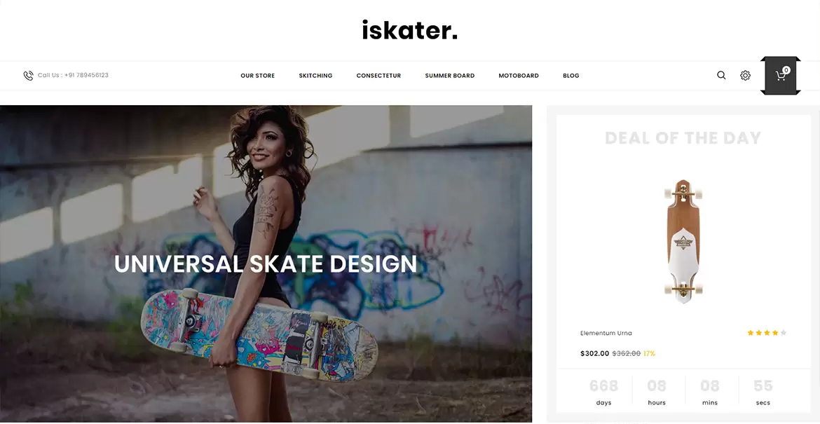Tworzenie sklepów internetowych ze skateboardami i akcesoriami dla skaterów.